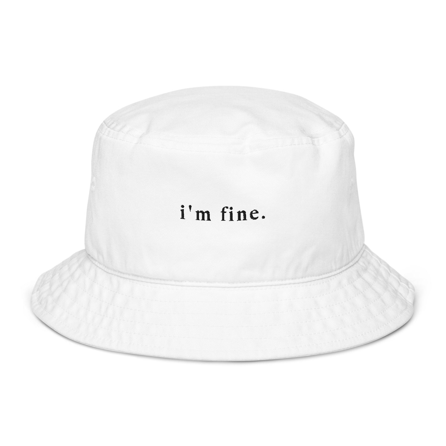 Organic Bucket Hat - Fine, But Not Really