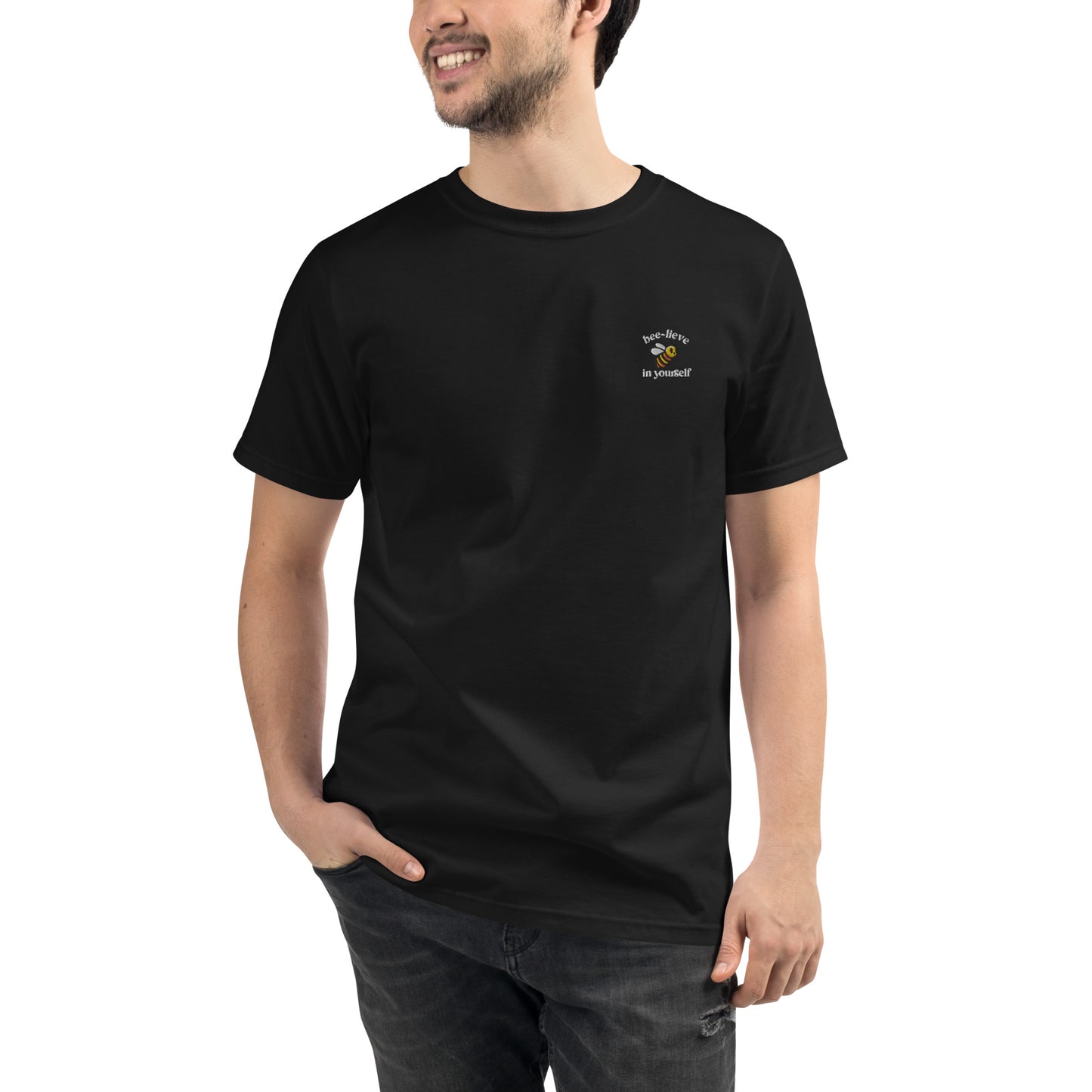 Unisex Organic T-Shirt - Bee-lieve In Yourself