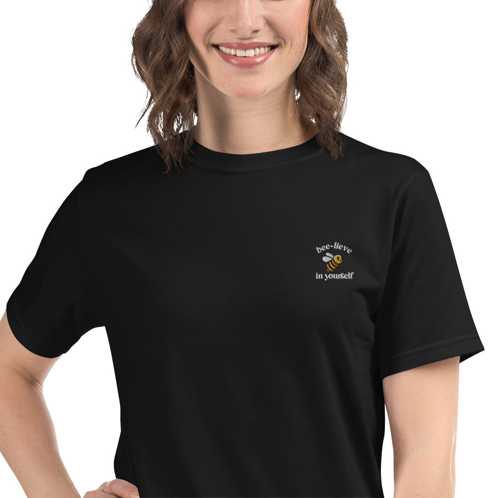 Unisex Organic T-Shirt - Bee-lieve In Yourself