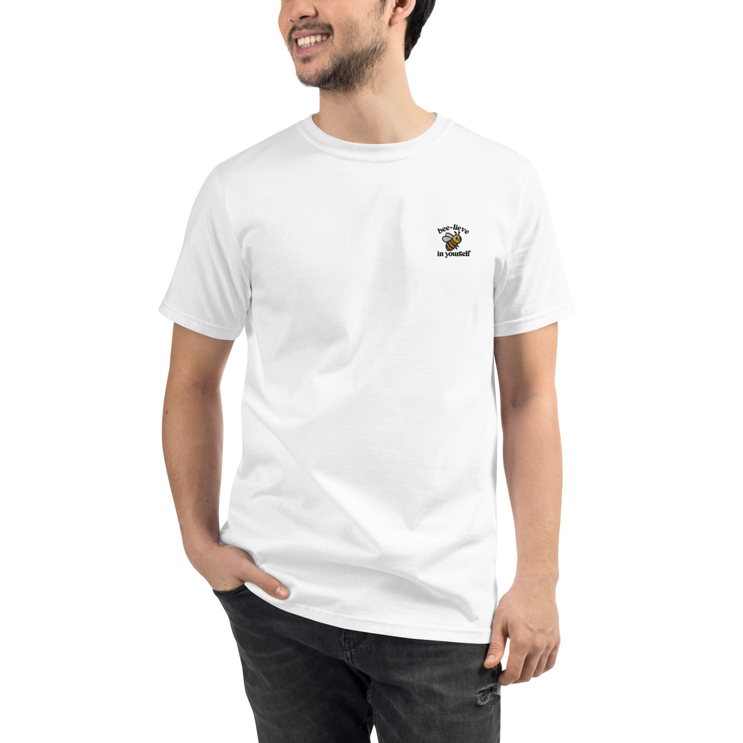 Unisex Organic T-Shirt - Bee-lieve In Yourself