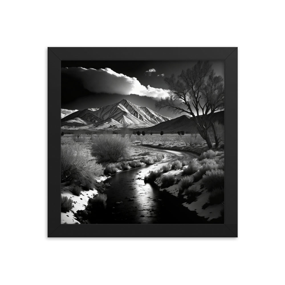 River Valley Serenity - Framed Poster