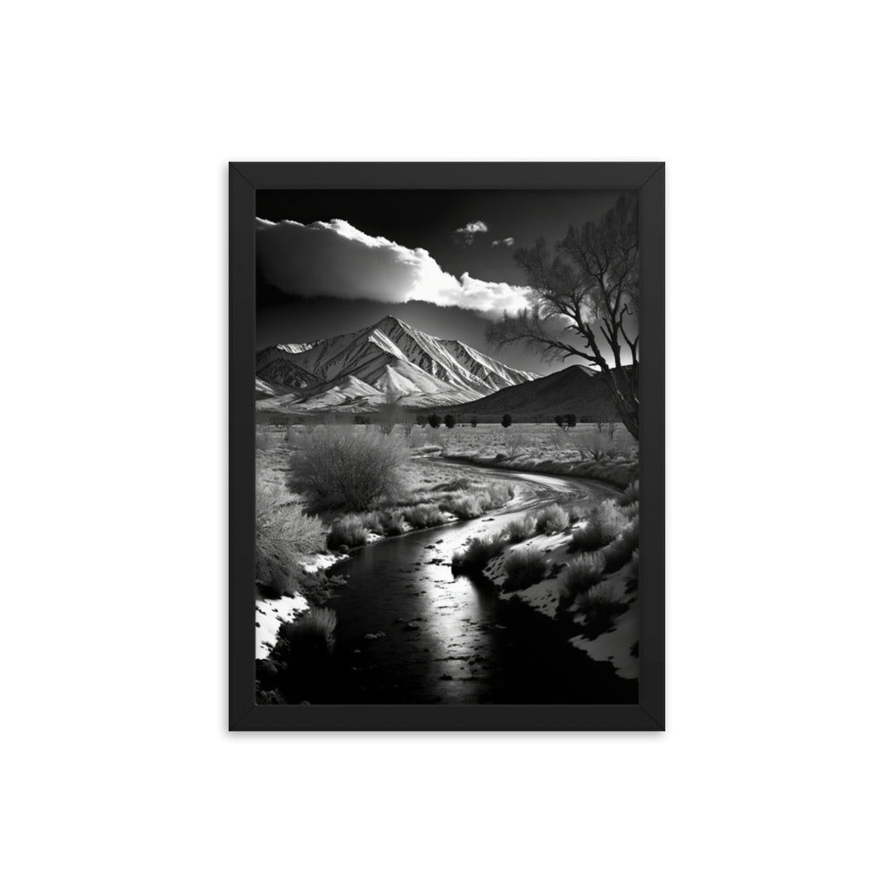River Valley Serenity - Framed Poster