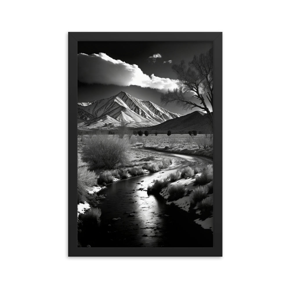River Valley Serenity - Framed Poster
