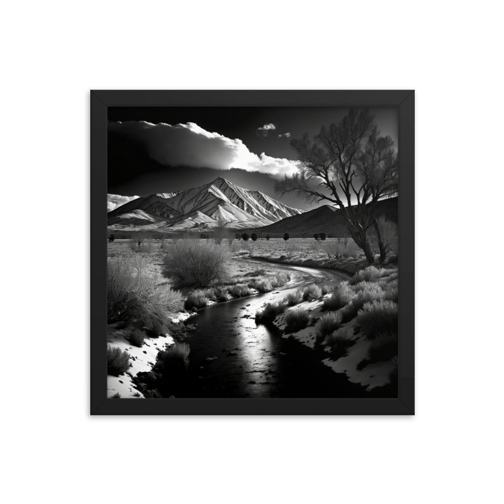 River Valley Serenity - Framed Poster