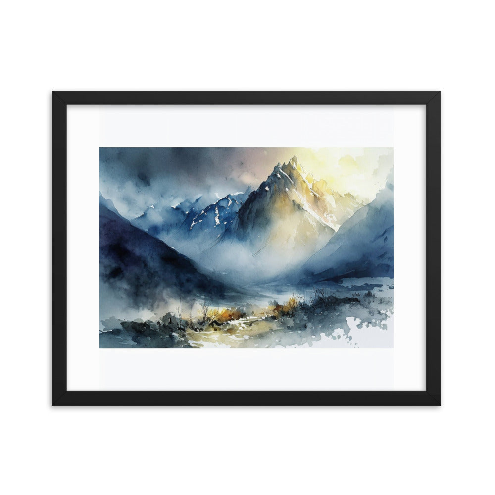 Serene Horizon - Framed Poster