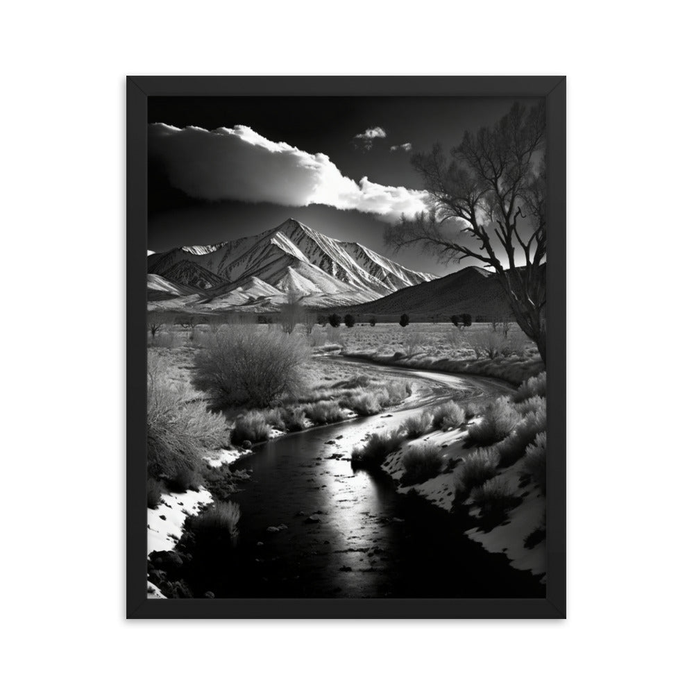 River Valley Serenity - Framed Poster