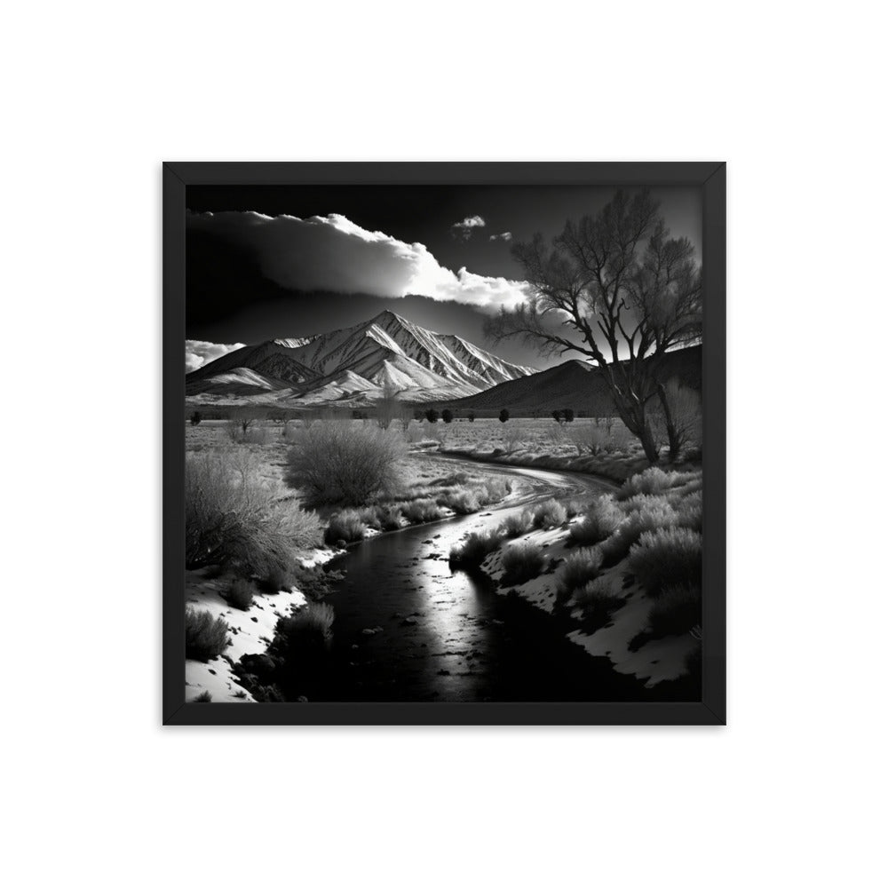 River Valley Serenity - Framed Poster