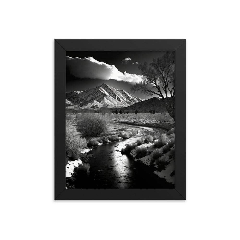 River Valley Serenity - Framed Poster