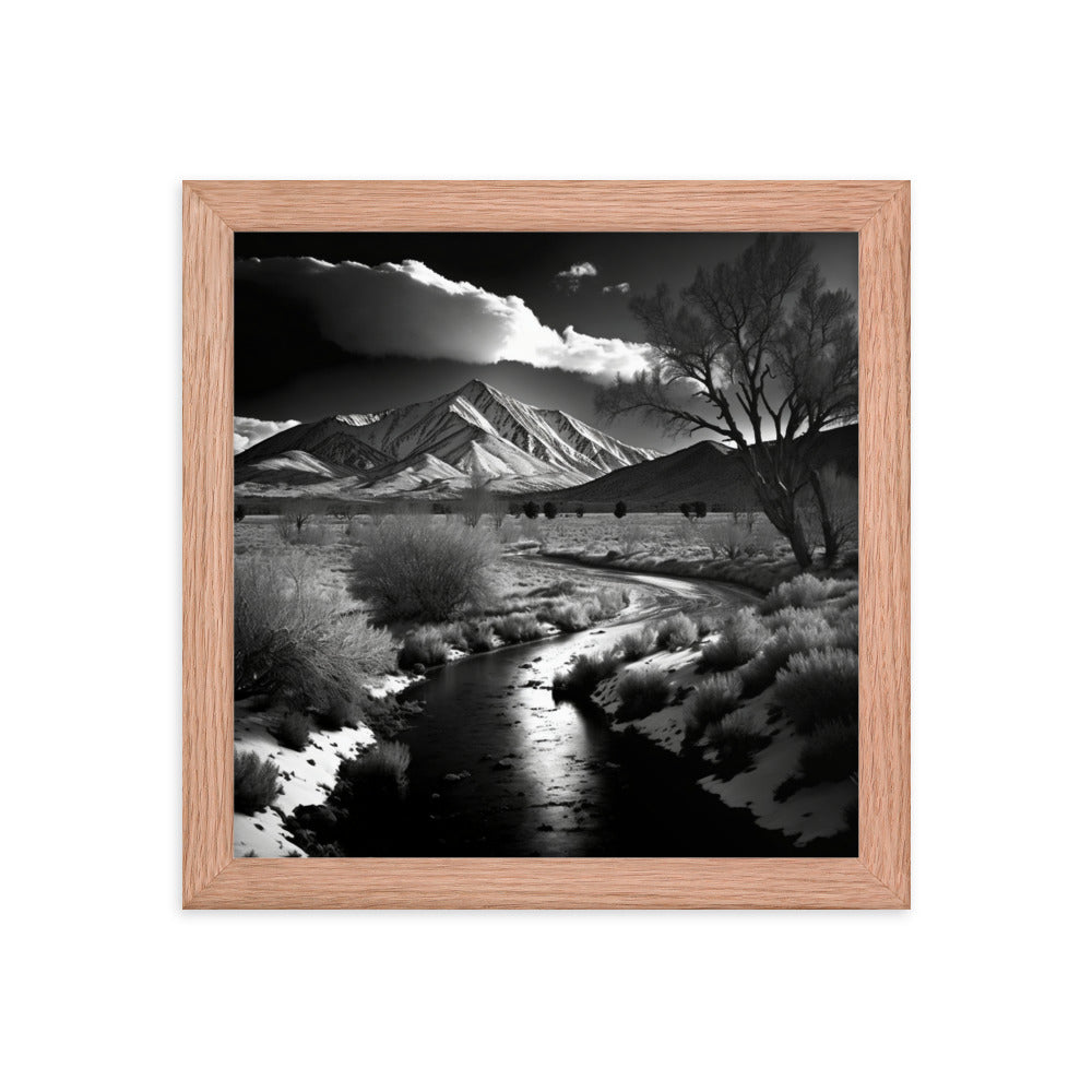 River Valley Serenity - Framed Poster
