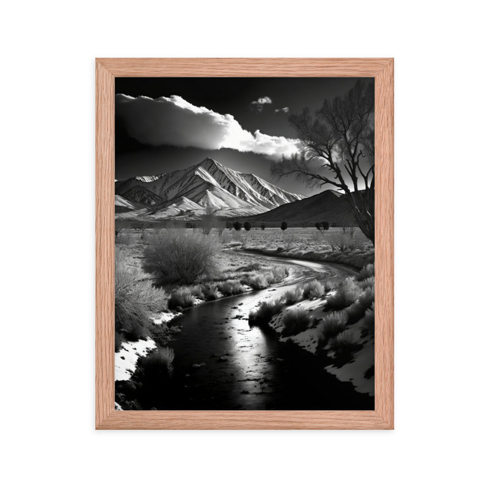 River Valley Serenity - Framed Poster