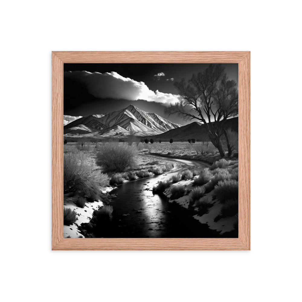 River Valley Serenity - Framed Poster
