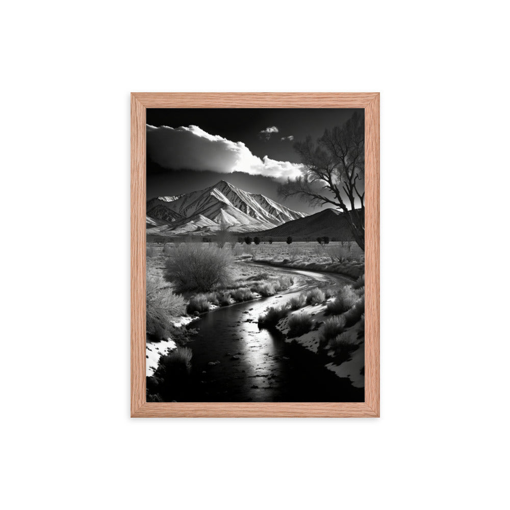 River Valley Serenity - Framed Poster