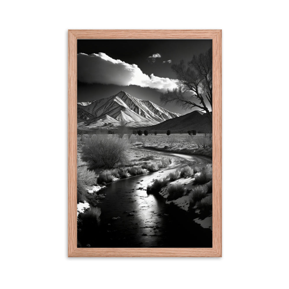 River Valley Serenity - Framed Poster