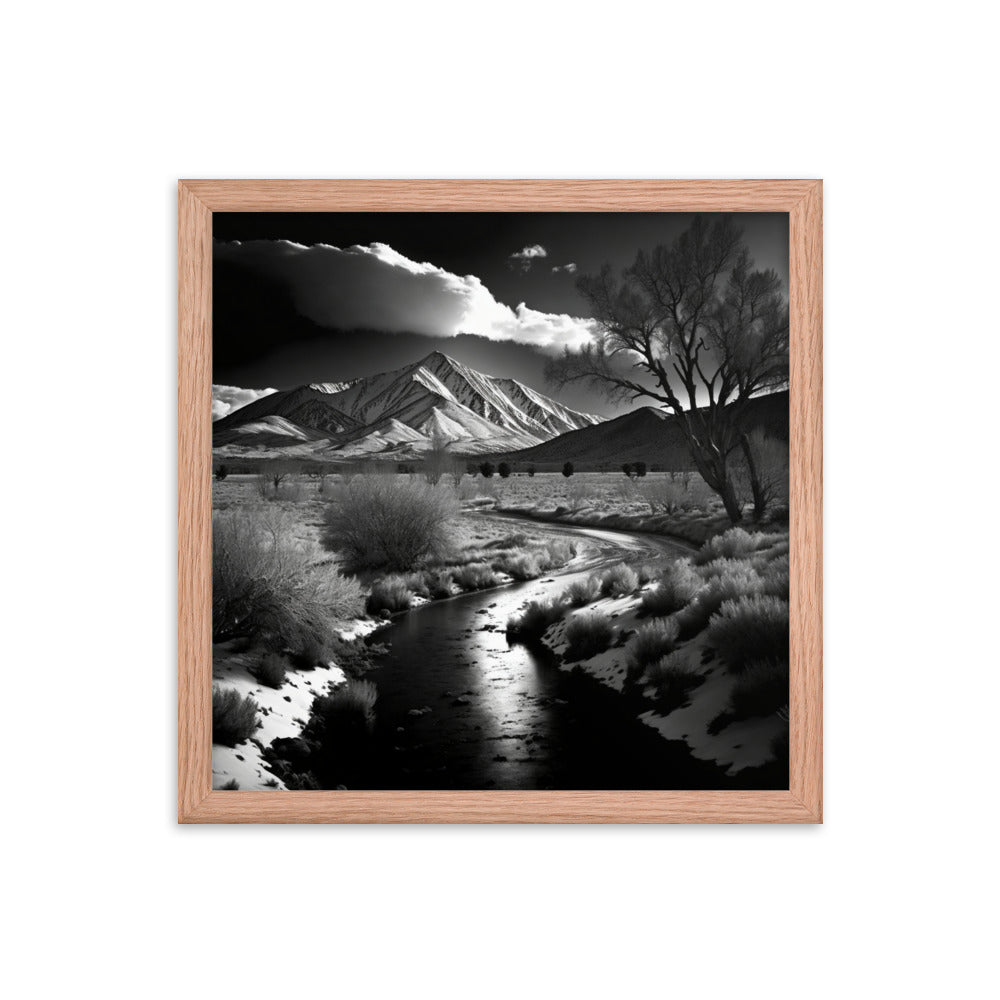 River Valley Serenity - Framed Poster