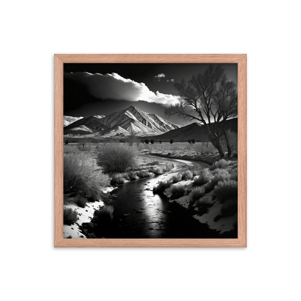 River Valley Serenity - Framed Poster