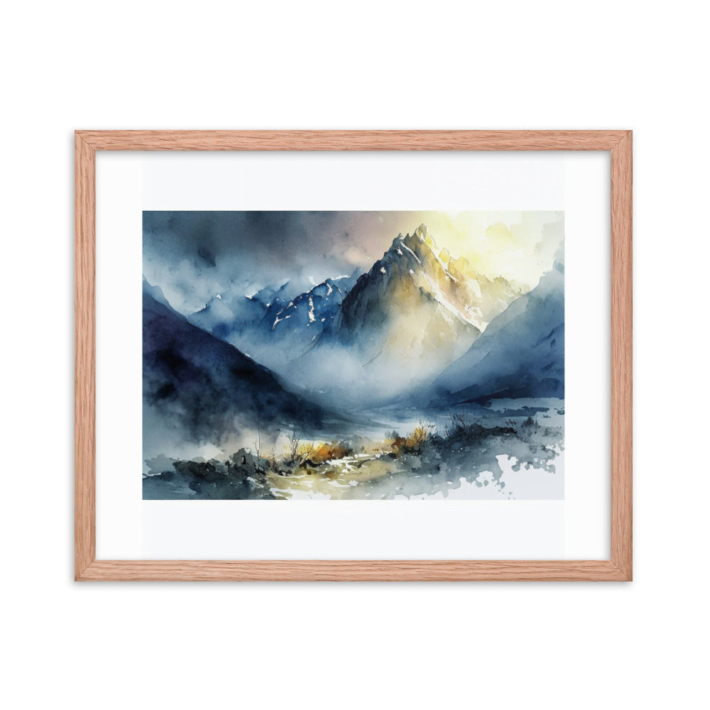 Serene Horizon - Framed Poster