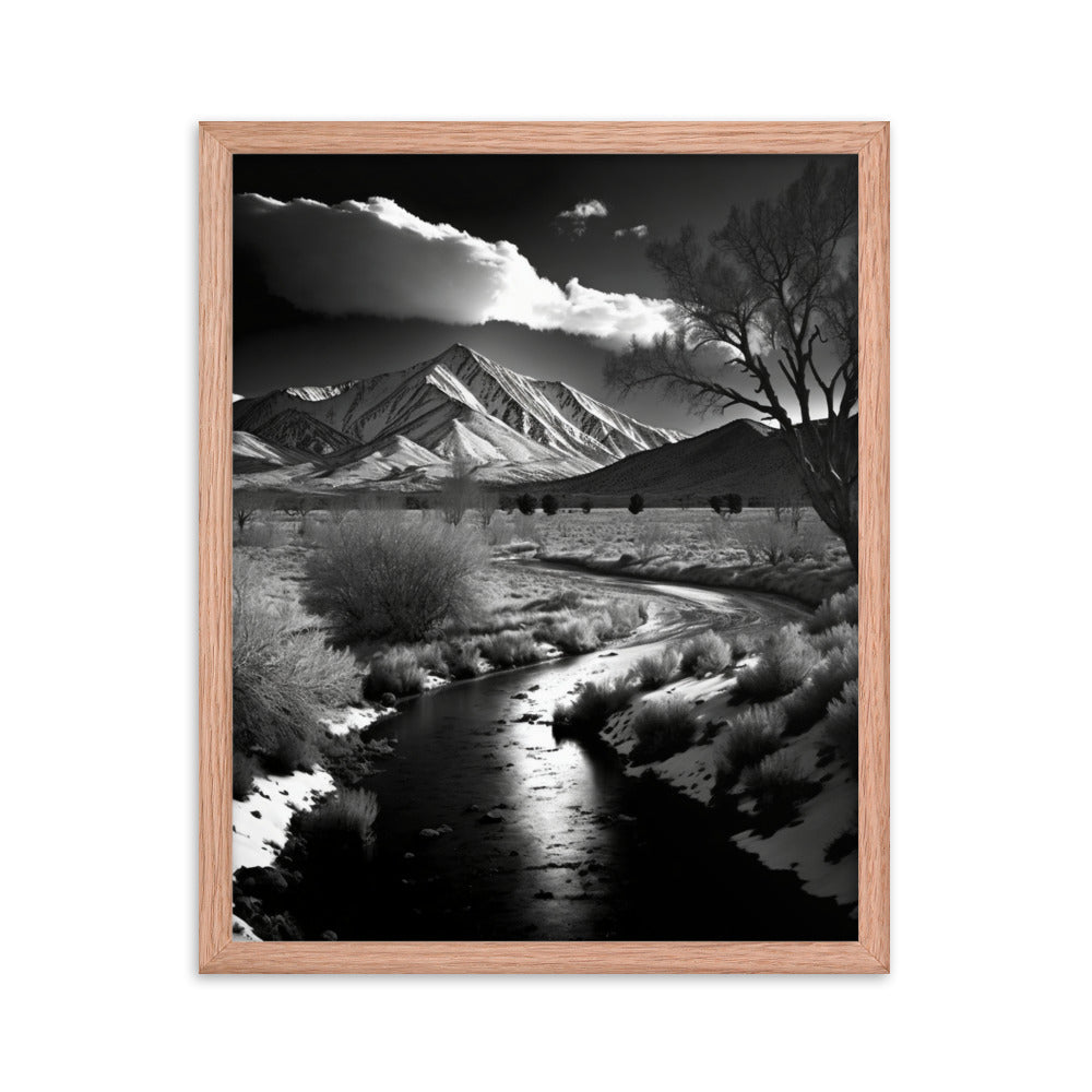 River Valley Serenity - Framed Poster