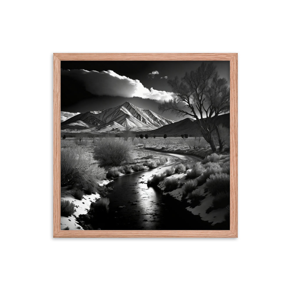River Valley Serenity - Framed Poster