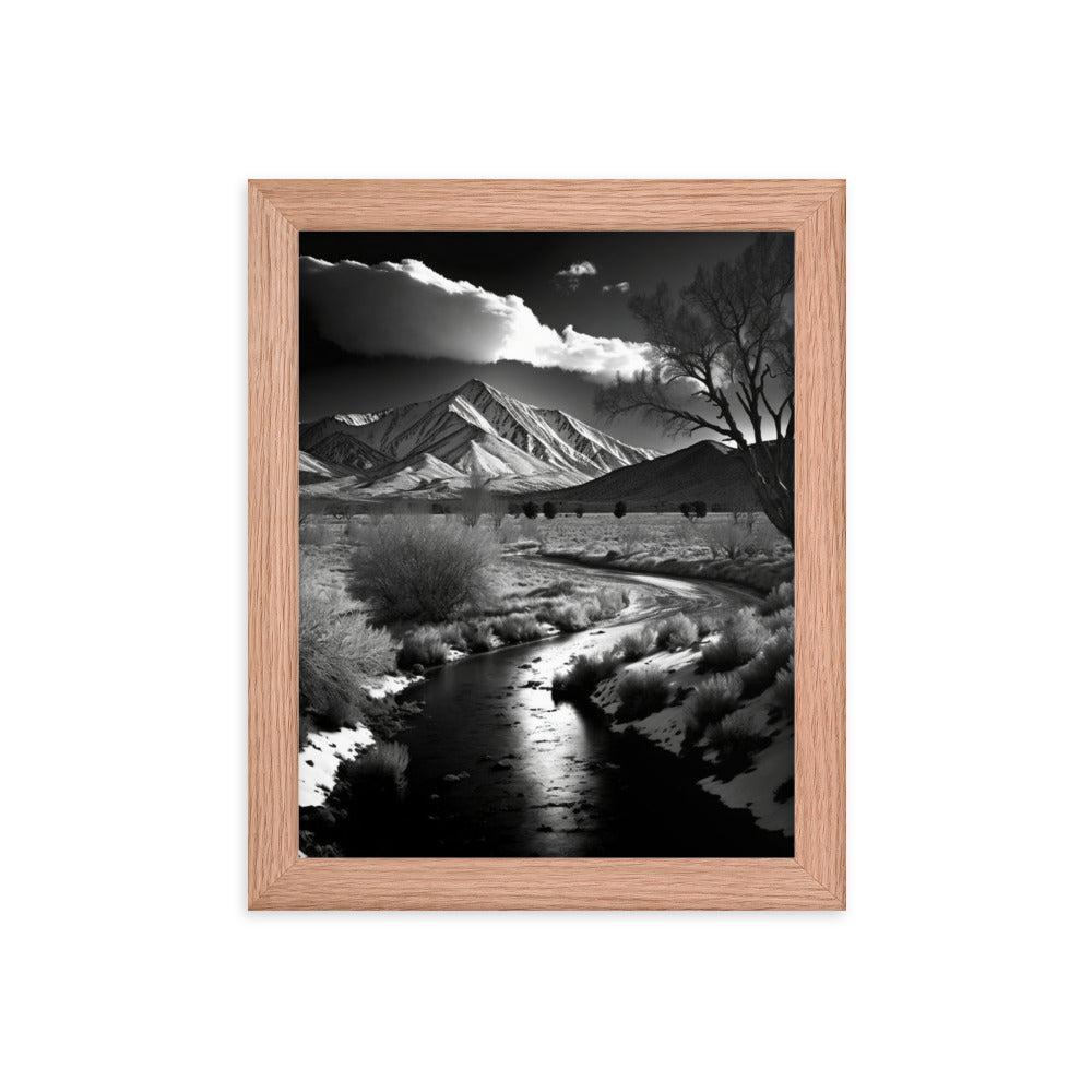 River Valley Serenity - Framed Poster