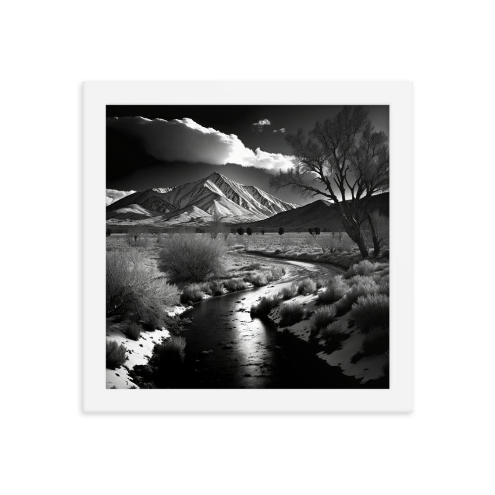 River Valley Serenity - Framed Poster