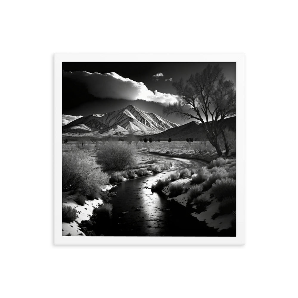 River Valley Serenity - Framed Poster