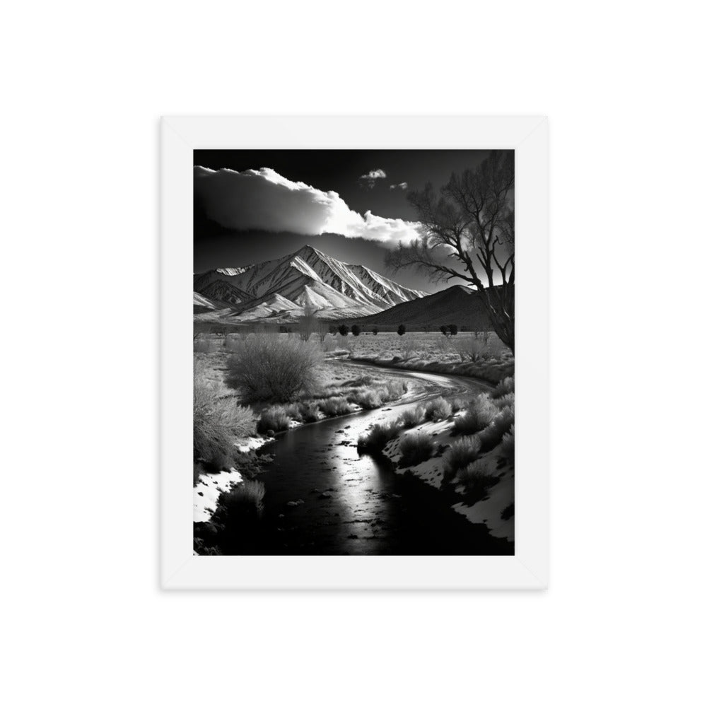 River Valley Serenity - Framed Poster