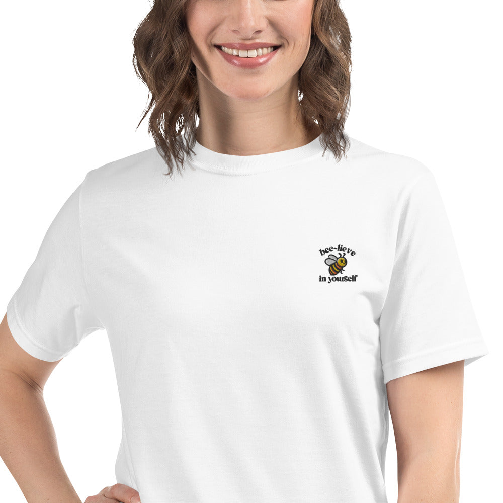 Unisex Organic T-Shirt - Bee-lieve In Yourself