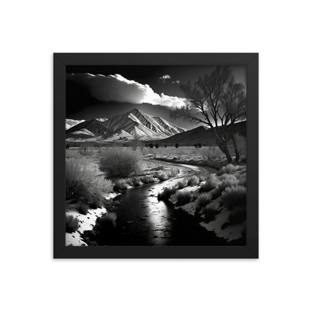 River Valley Serenity - Framed Poster