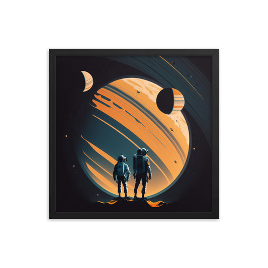 Explorers of the Universe - Framed Poster