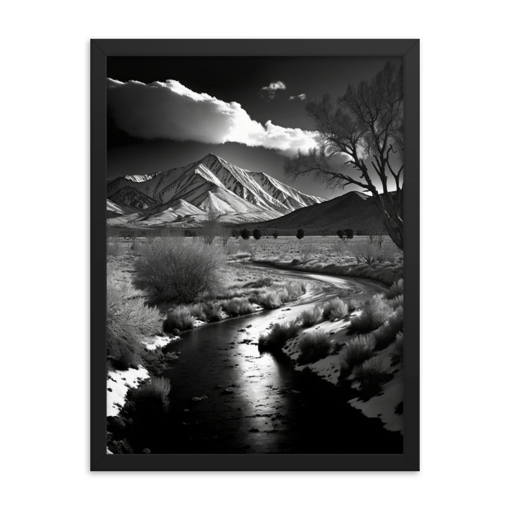 River Valley Serenity - Framed Poster