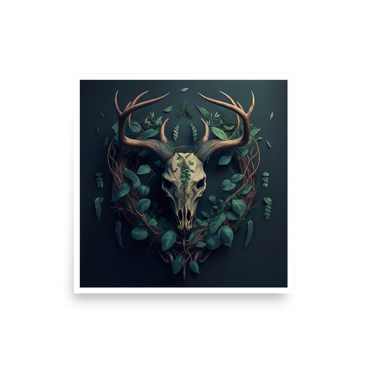 Skull Wreath - Poster